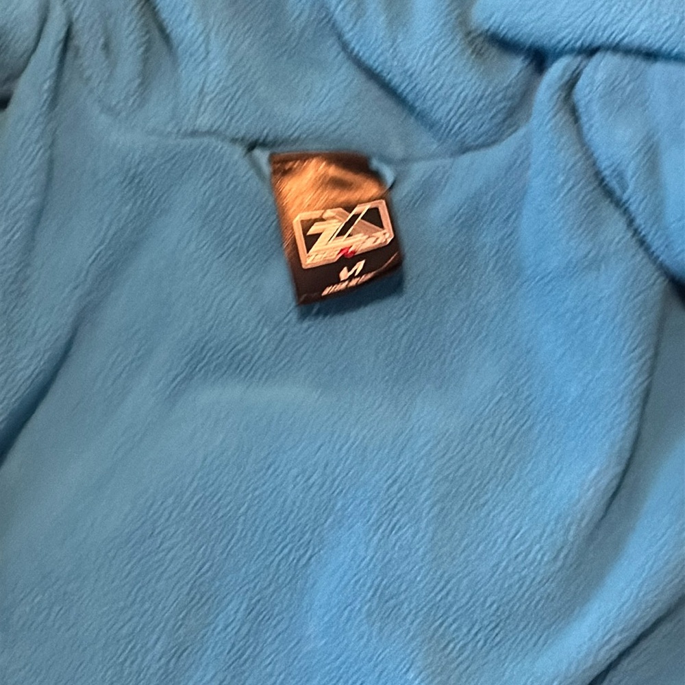 ZeroXposure Heavy weight Coat. Fleece Lined and hooded. Black & Blue - Picture 5 of 6
